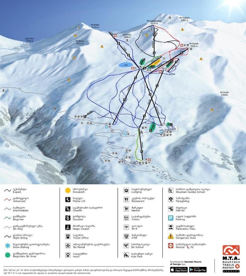 New Gudauri Redco Twins-Premium Mountain Apartment Close The Gondola Lift Eksteriør billede